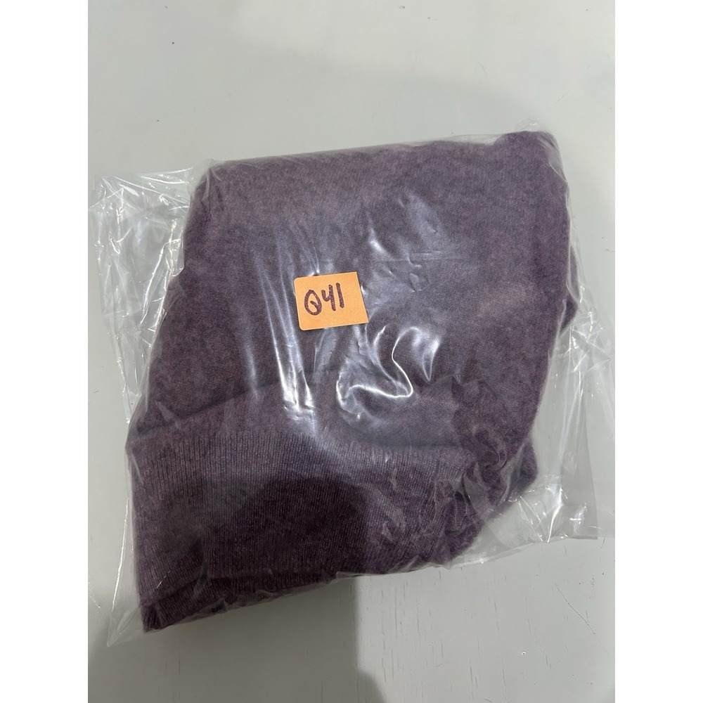 Tahari 2‎ PLY 100% Cashmere Sweater YOUTH Girls Size M Purple Luxe Long Sleeve - Picture 8 of 8